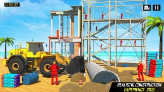 Beach House Builder Construction Games 2018 screenshot 1
