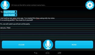 SMS by Voice screenshot 2