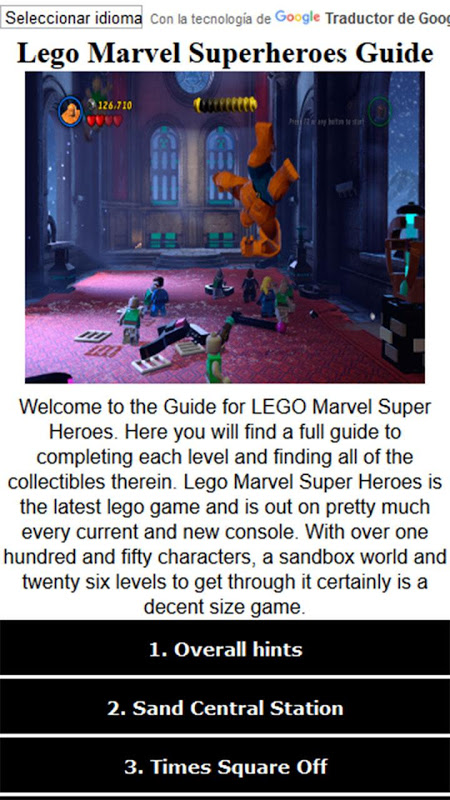 Tips LEGO Marvel Super Heroes APK 1.0 for Android – Download Tips