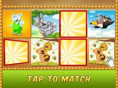 Anak Animal Matching Puzzle screenshot 5