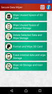 Wipe Mobile Phone Storage with Secure Data Wiper screenshot 0