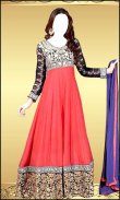 Women Anarkali Photo Suit screenshot 1