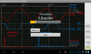 BlueDSO Oscilloscope screenshot 4