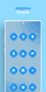 Adaptive Blue - Icon Pack screenshot 3