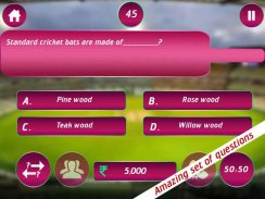Crorepati Cricket Trivia Quiz screenshot 3