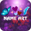 Heart Name Art: Focus Filter & Wallpaper Maker