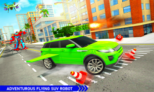 Panda Robot SUV Car Game screenshot 4