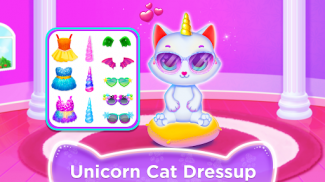 Unicorn Cat Princess Baby Game screenshot 12