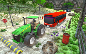 Rural Tractor Pulling Cargo driver 3d screenshot 1