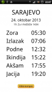 Vaktija Prayer Times screenshot 2