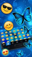 الكيبورد Neon Butterfly screenshot 3