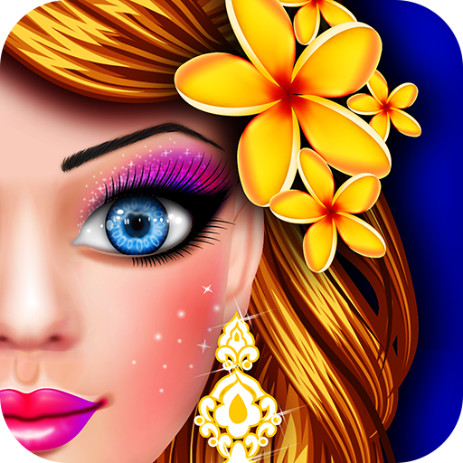 Flower Doll Fashion Show Salon Dress Up Game