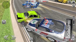 Kereta Crash Simulator & Beam Crash Stunt Racing screenshot 6