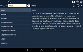 Bulgarian French Dictionary screenshot 6