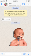 Autocollants drôles de bébés pour WhatsApp screenshot 1