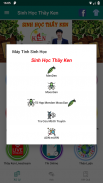 Sinh Học Thầy Ken - Lý Thuyết - Trắc Nghiệm Online screenshot 4