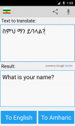 Amharic english translator screenshot 3