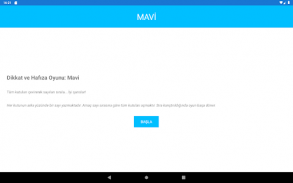 Mavi : Dikkat ve Hafıza Oyunu screenshot 4