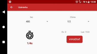 Expozimeter screenshot 3