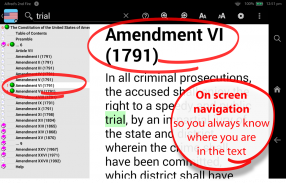 U.S. Constitution TurboSearch screenshot 13