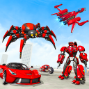 Spider Robot Game: Space Robot Transform Wars