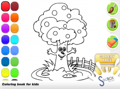 árbol de libro para colorear screenshot 6