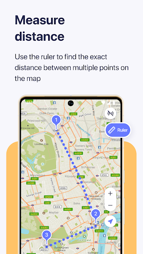 Measure distance on map APK for Android Download