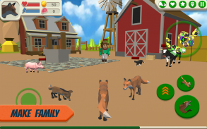 Fox Family - Animal Simulator 3d Game screenshot 1