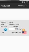 Cryptocurrency Table screenshot 0