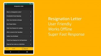 Resignation Letter Sample screenshot 3