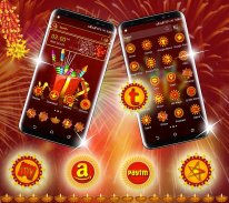 Diwali Crackers Launcher Theme screenshot 4