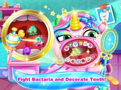 Unicorn Dentist Surgery – Crazy Teeth Game screenshot 0