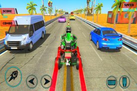 ATV رباعية الدراجة اطلاق النار وسباق محاكي screenshot 0