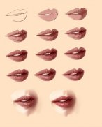 Drawing Lips Tutorial Step by Step screenshot 2