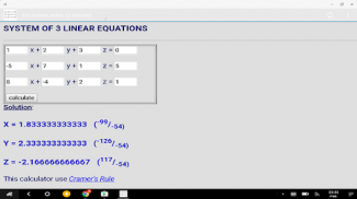 System Equations 3x3 screenshot 1