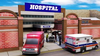 Stadt Krankenwagen Notfall Rettung Simulator screenshot 0