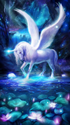Verträumt Lila Pegasus Thema screenshot 6