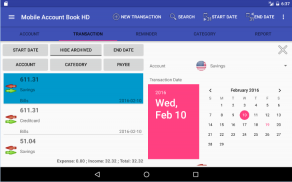 Mobile Account Book HD Lite screenshot 15