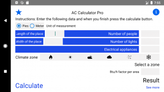 AC Calculator screenshot 1