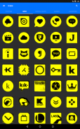 Yellow and Black Icon Pack v4.7 ✨Free✨ screenshot 9