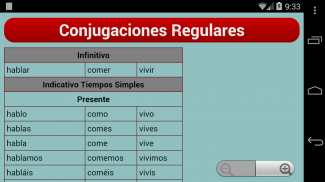 Entrenador De Verbo Español screenshot 4