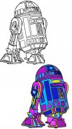 Robots Color By Number Book screenshot 1