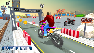 Fahrrad Stunt Racing Spiel screenshot 0