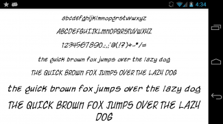 Fonts for FlipFont 50 Written screenshot 3
