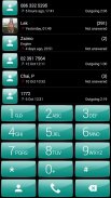 Dialer theme Gloss Green screenshot 7