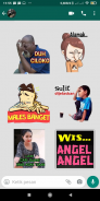 Stiker WA Perang Gambar Lucu Meme WAStickerApps screenshot 6