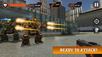Acero de guerra robot real: batalla de drones screenshot 1