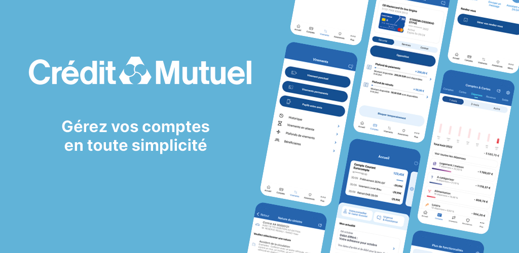 Crédit Mutuel, banque en ligne dans l'App Store