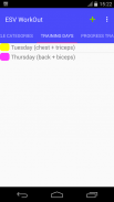 ESV Workout Organizer Lite screenshot 7