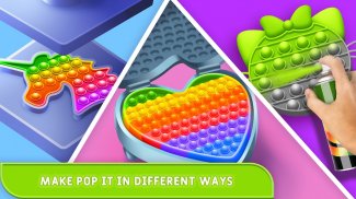 DIY Pop-it Fidget Maker Toy screenshot 1